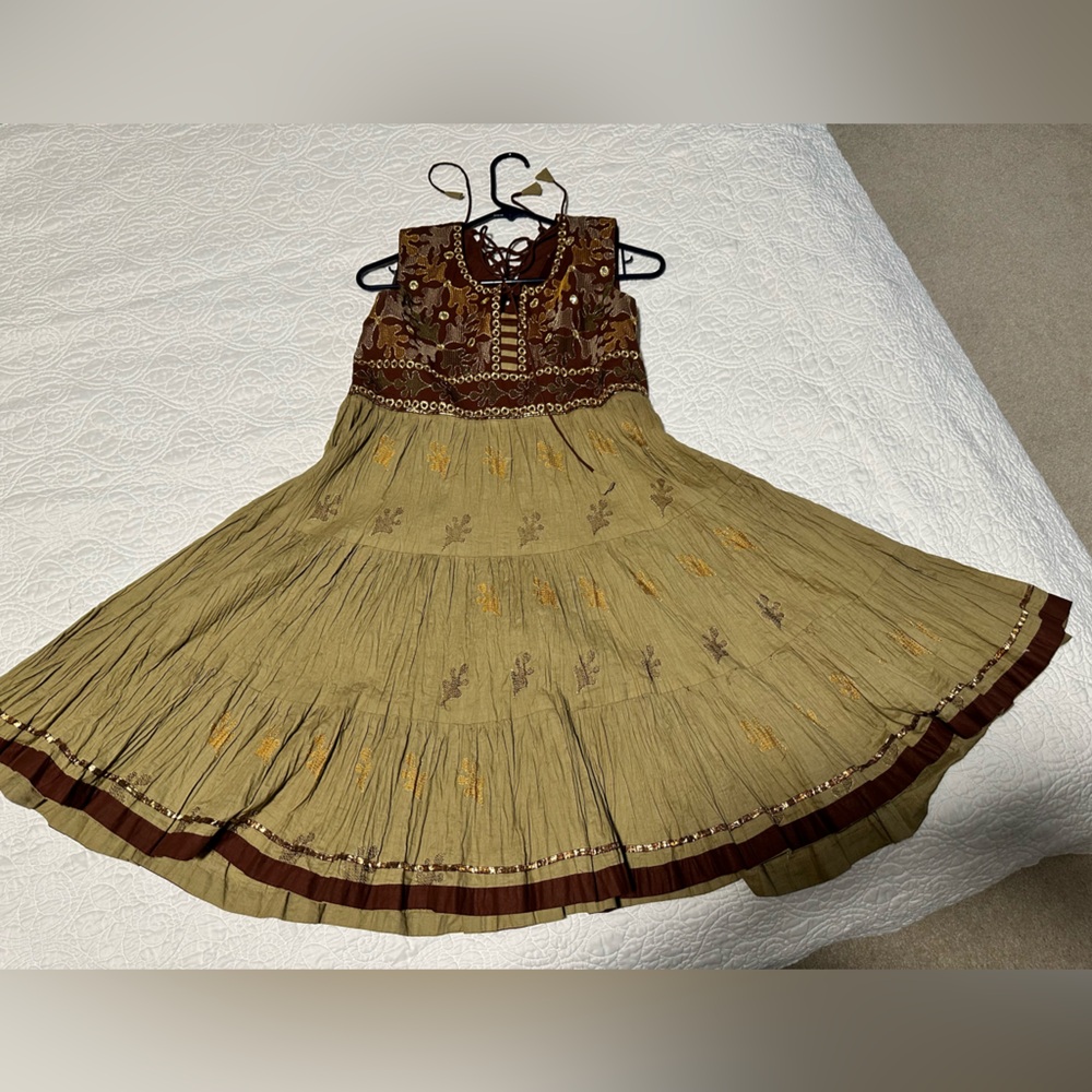 Cotton Indian chudidar for summer, you can wear only top as dress.